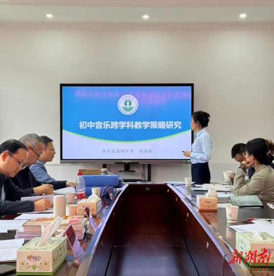 安乡县深柳中学又一省级课题举行开题论证会
