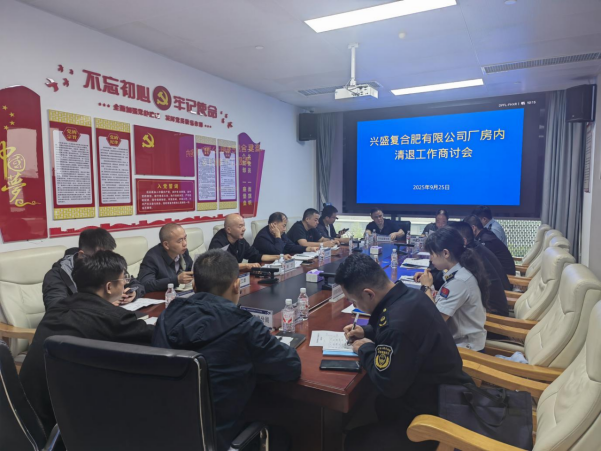 岳阳临港高新区专题部署兴盛复合肥厂内“打非治违”专项整治行动