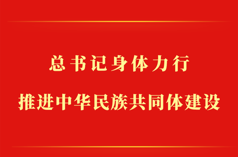 第一观察｜总书记身体力行推进中华民族共同体建设