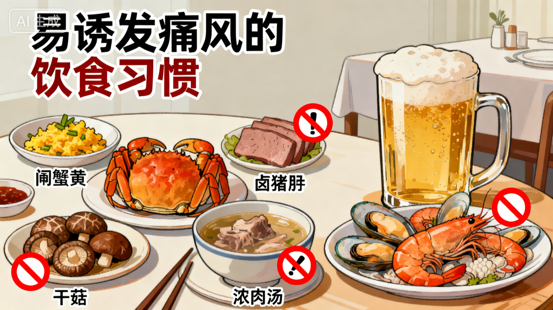每逢佳节“尿酸高”？中医教你这么吃，避开痛风