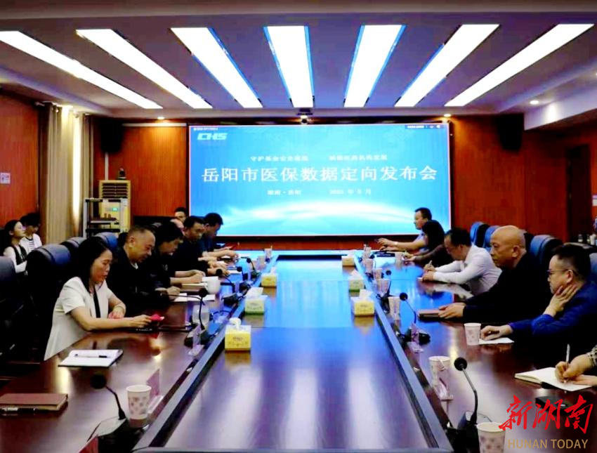 亮明家底+赋能发展！岳阳市召开医保数据定向发布会