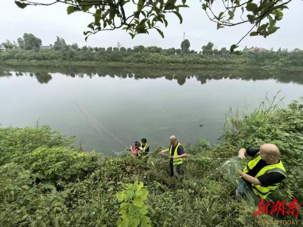 长沙高塘岭街道：“清网”护生态  筑牢禁渔防线