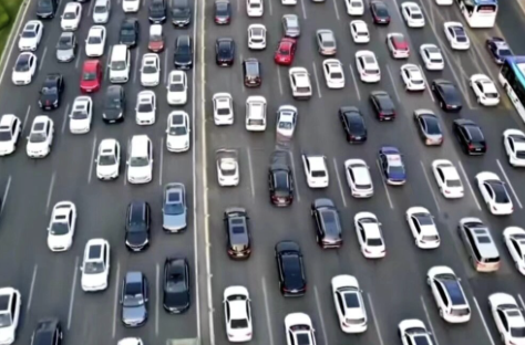 截至10月1日9时，湖南以下高速公路车流量大