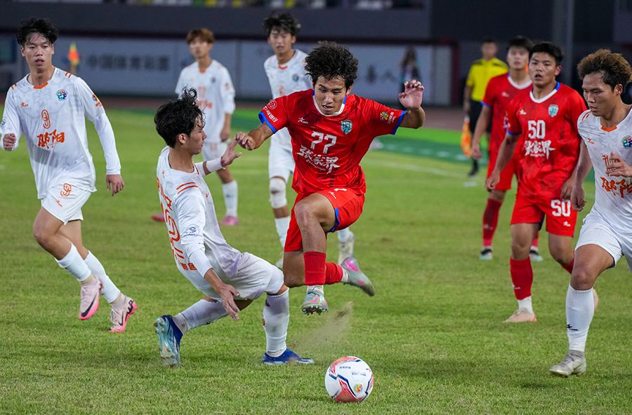 图集 | 湘超联赛：张家界队主场1比1战平邵阳队