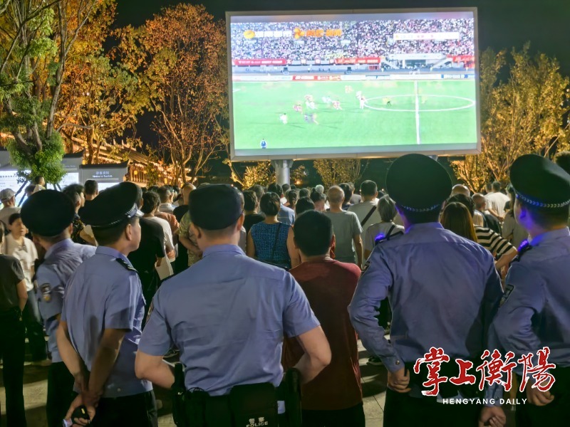 湘超衡阳丨衡阳东洲岛月下观湘超人气旺