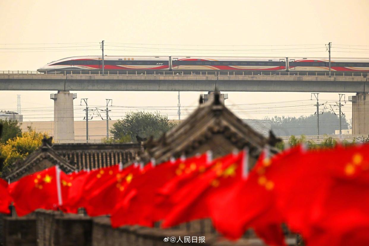 复兴号和卢沟桥同框有多震撼