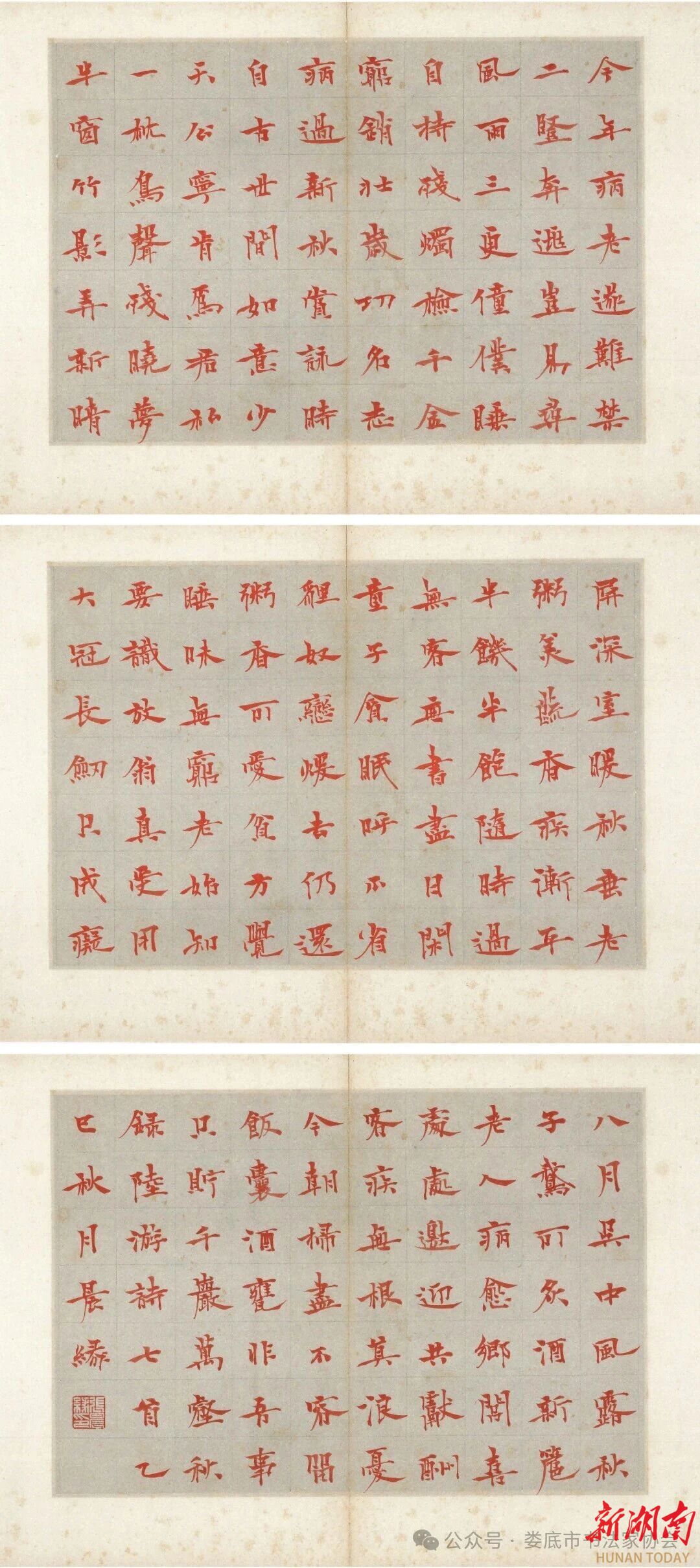 娄底文苑（241）丨寒露：【时和岁丰】节气书法网络展