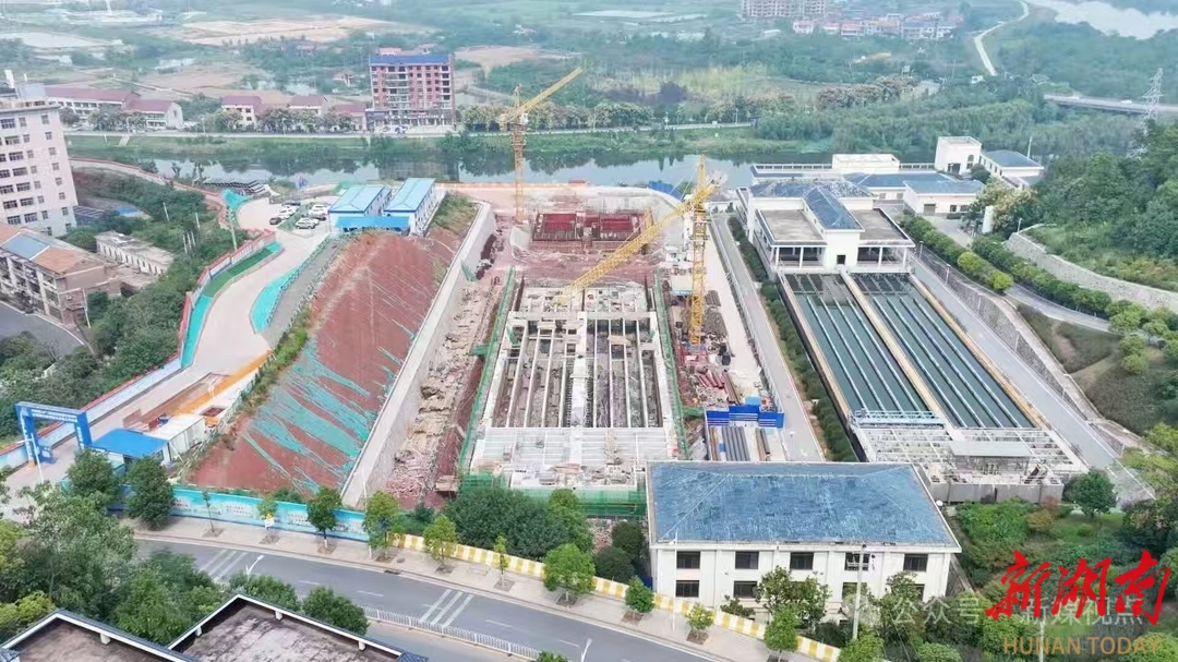 衡阳县第二水厂二期项目建设快马加鞭  县城30万居民将喝上优质水
