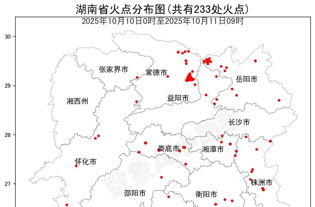 受露天焚烧秸秆影响，长沙出现污染天气，请做好防护！