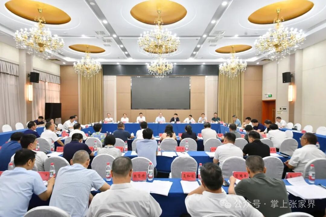 张家界市召开储备项目专题调度会