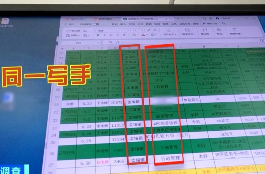 枪手用AI一天量产30篇论文 央视曝光AI代写论文黑工厂