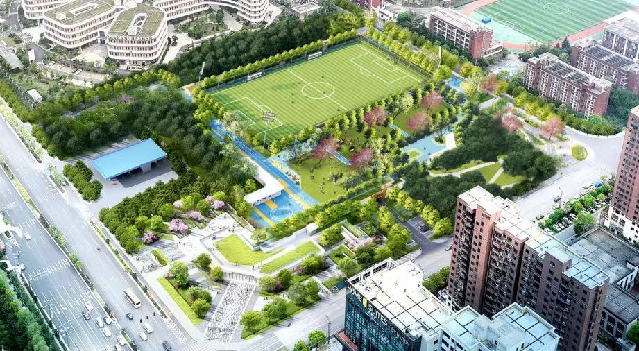 河西将添一座城市公园，665个车位+全龄休闲空间明年投用