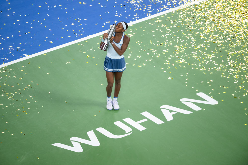 高芙首夺武汉网球公开赛女单冠军