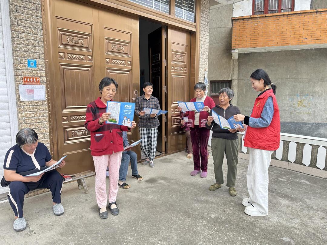 洞口县水东镇积极开展2026年度医保参保入户宣传工作