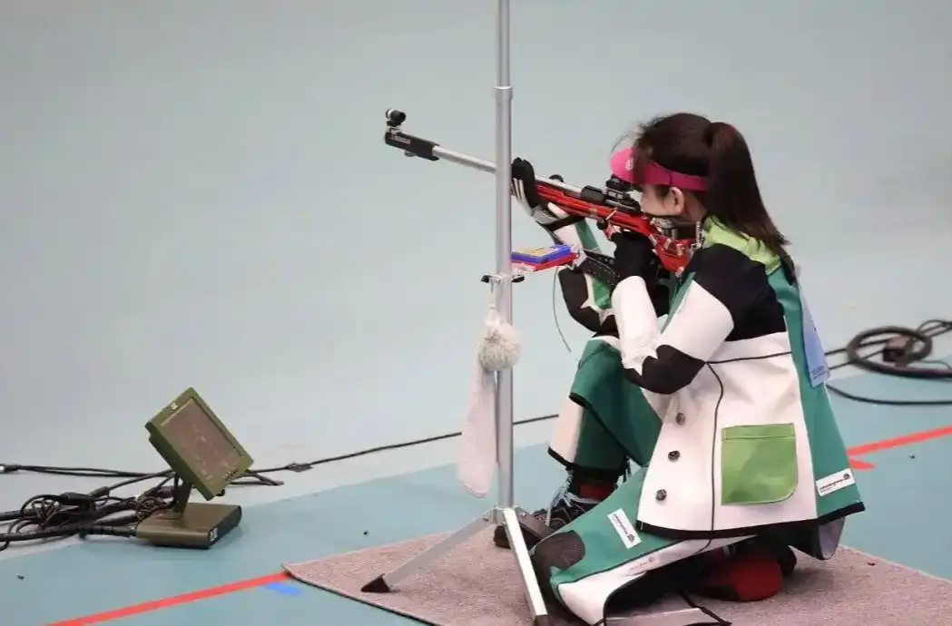 全运会女子50米步枪三姿山西队苗婉茹超世界纪录