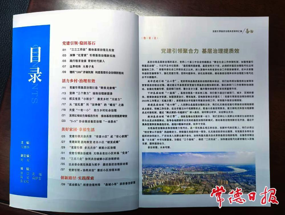 2025年度常德市党建引领基层治理典型案例名单发布
