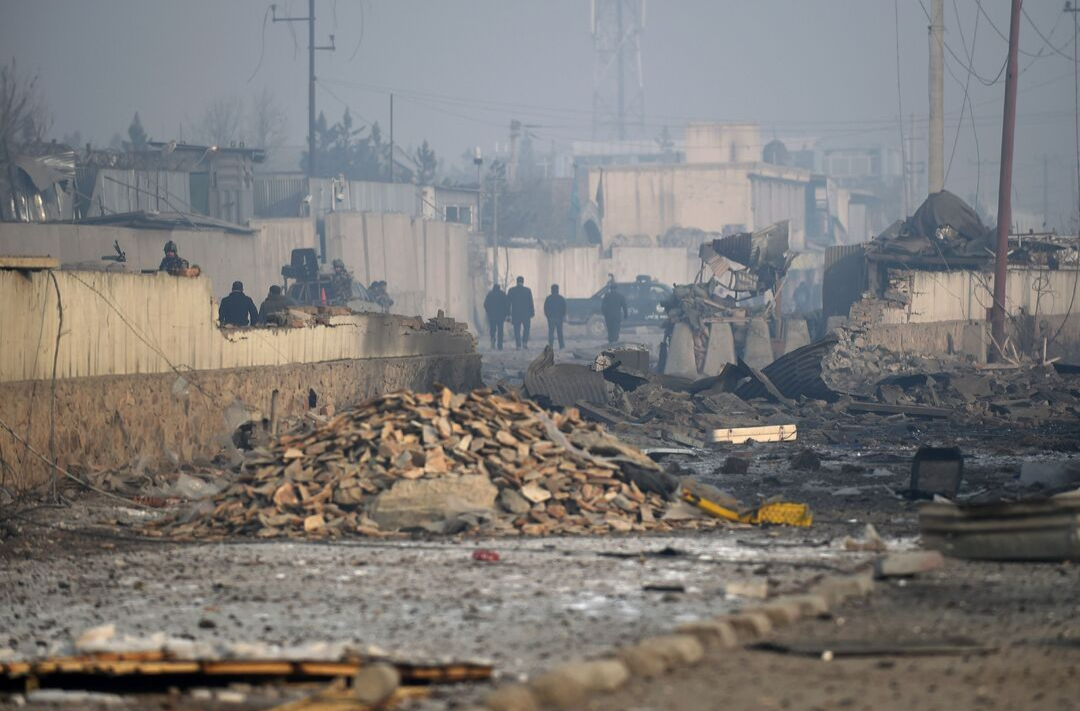 阿富汗首都喀布尔发生爆炸 现场冒起浓烟