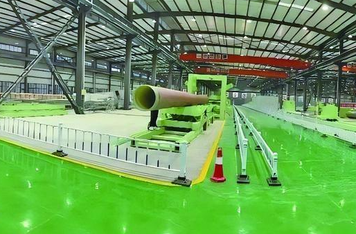 10万吨竹缠绕管道管廊全产业链项目开始试产