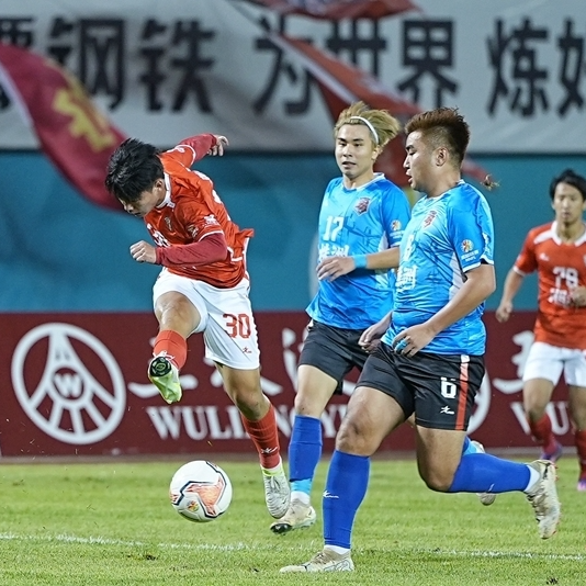 图集|湘超联赛：湘潭队主场1比1战平株洲队