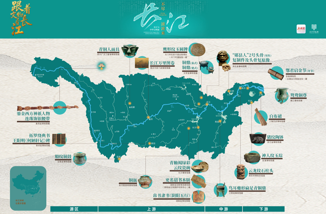 19家文博单位梦幻联动，长江与中华文明展延期至10月22日