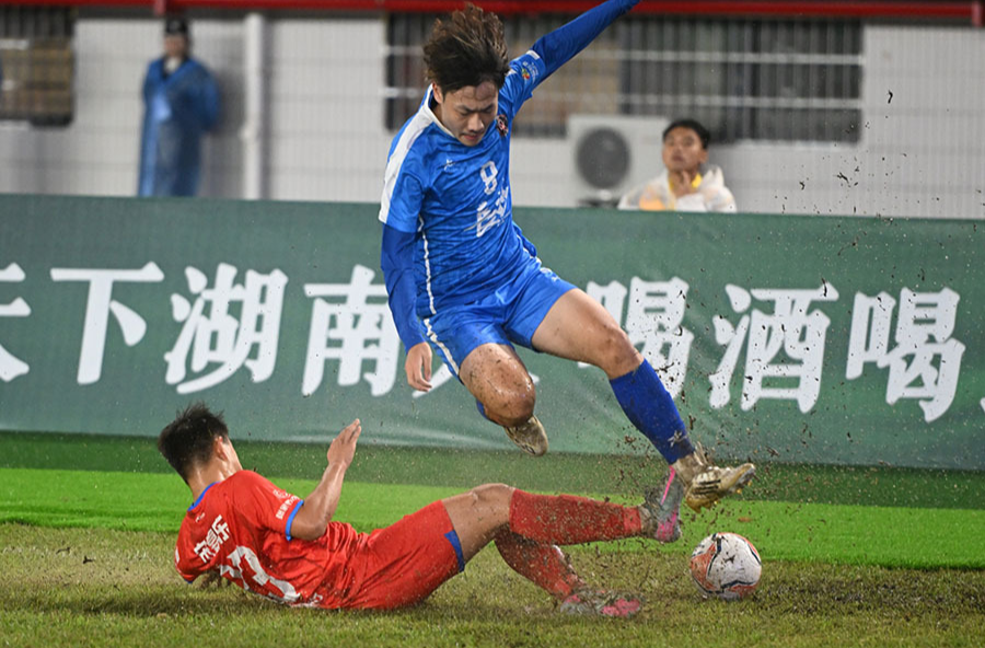 图集 | 湘超联赛：张家界队主场0比5落败