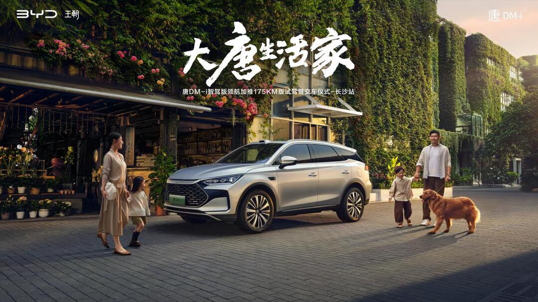 唐DM-i智驾版175KM长续航版在长沙领航加推，17.98万起