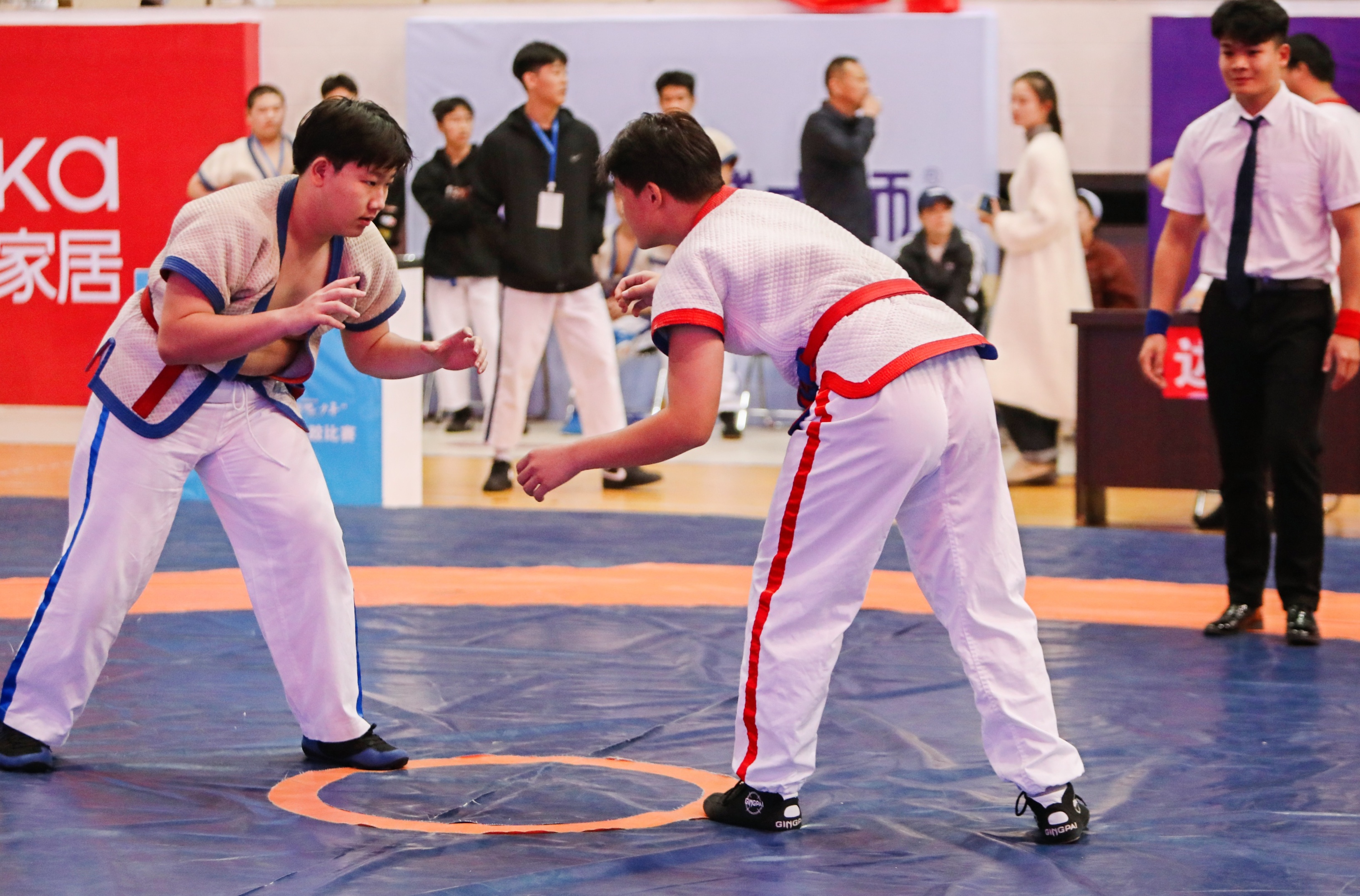 湖南大汉高级技工学校获竞技团体总分第一!2025“奔跑吧·少年”湖南校园中国式摔跤比赛完美收官