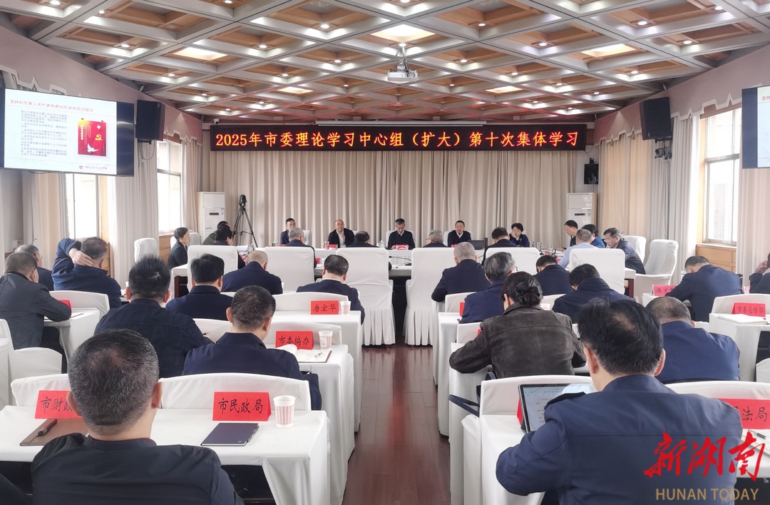 市委理论学习中心组（扩大）举行2025年第十次集体学习