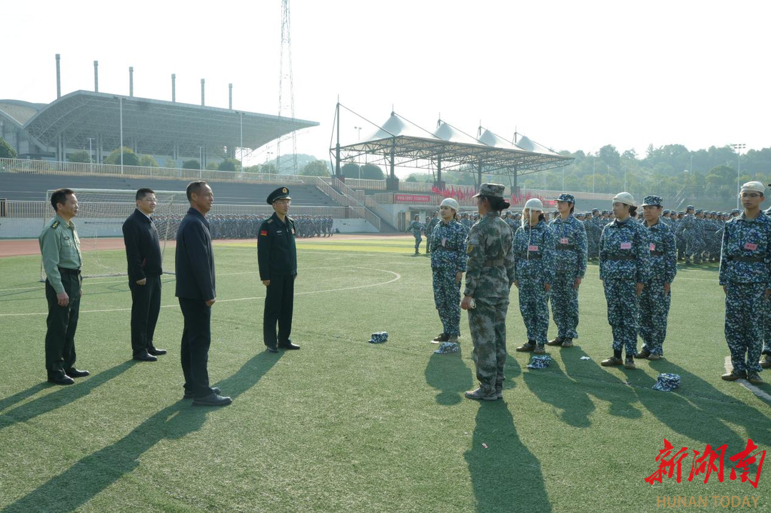 湖南省军区战备建设局、省教育厅检查调研湘潭大学军训工作