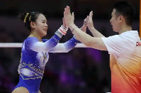 中国选手张清颖夺得体操世锦赛女子平衡木冠军