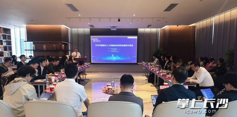 长沙市高层次人才创新创业投融资对接会在深举行