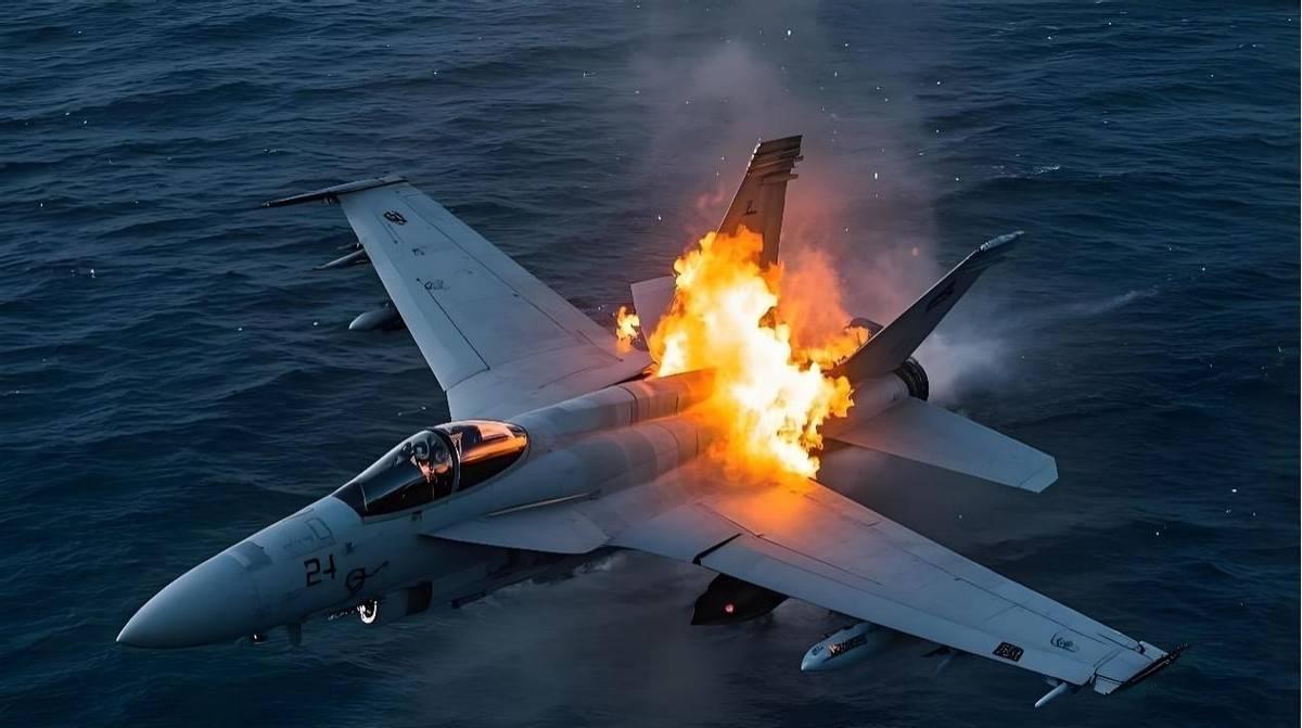 2架美军机在南海相继坠毁