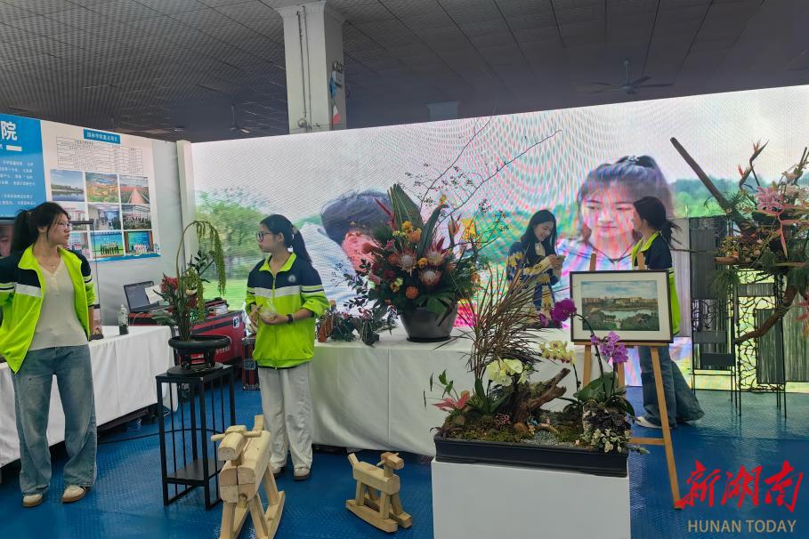 展技能风采,铸青春梦想——湖南环境生物职院举办50周年校庆暨医卫办学75周年庆典学生技能展