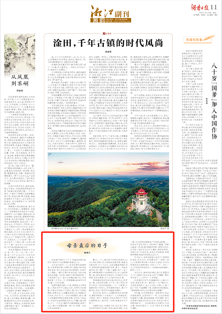 母亲最后的日子