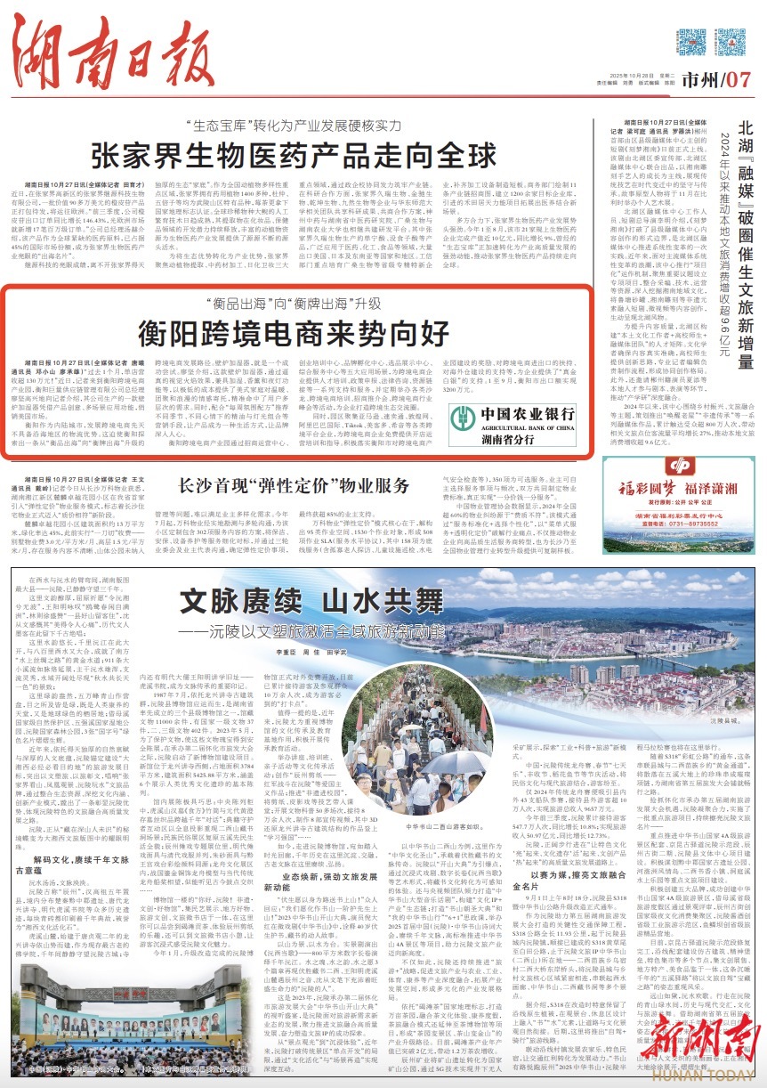 “衡品出海”向“衡牌出海”升级，衡阳跨境电商来势向好｜湖南日报市州头条