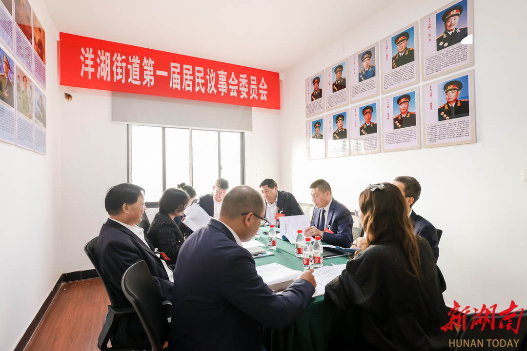 探索基层治理新路径 洋湖街道第一届居民议事会第一次会议召开