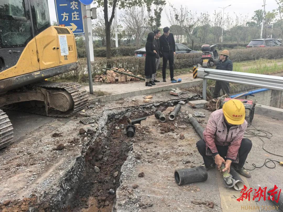 雁峰区:主管网铺到村口,前进村439名村民将喝上“放心水”