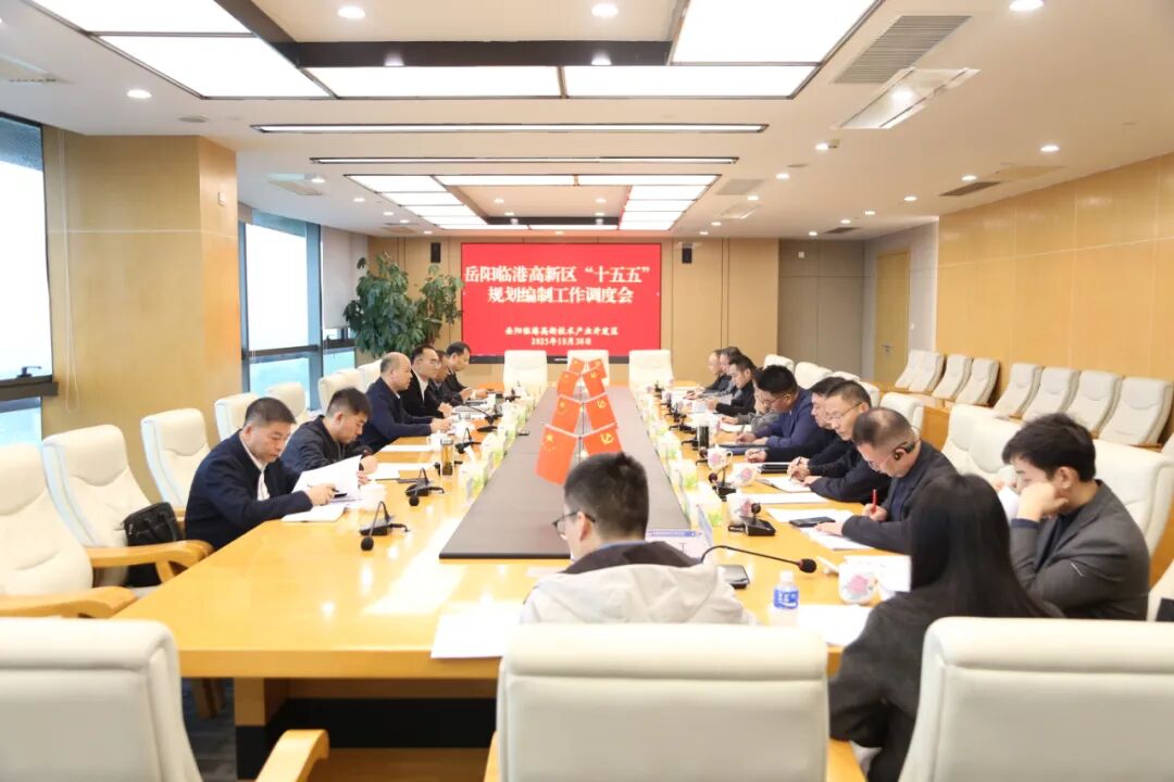 集思广益绘蓝图 凝心聚力谋新篇！岳阳临港高新区召开“十五五”规划编制工作调度会