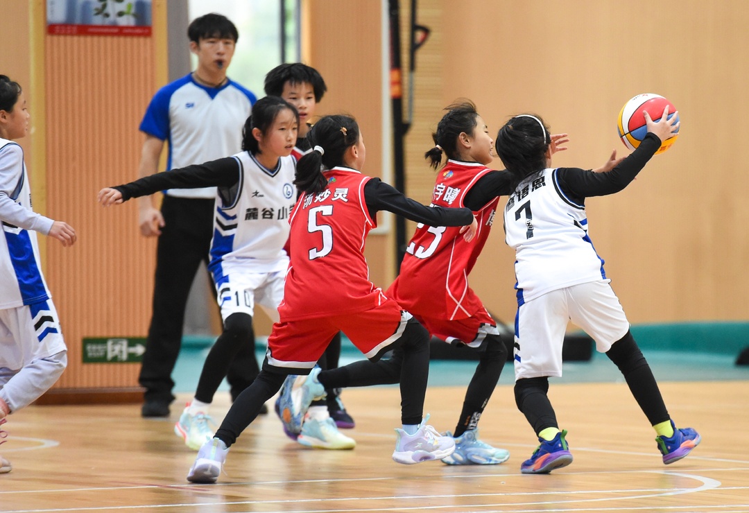 153支队伍上演近300场对决 2025湘江新区中小学班级“三大球”联赛篮球项目决赛精彩收官