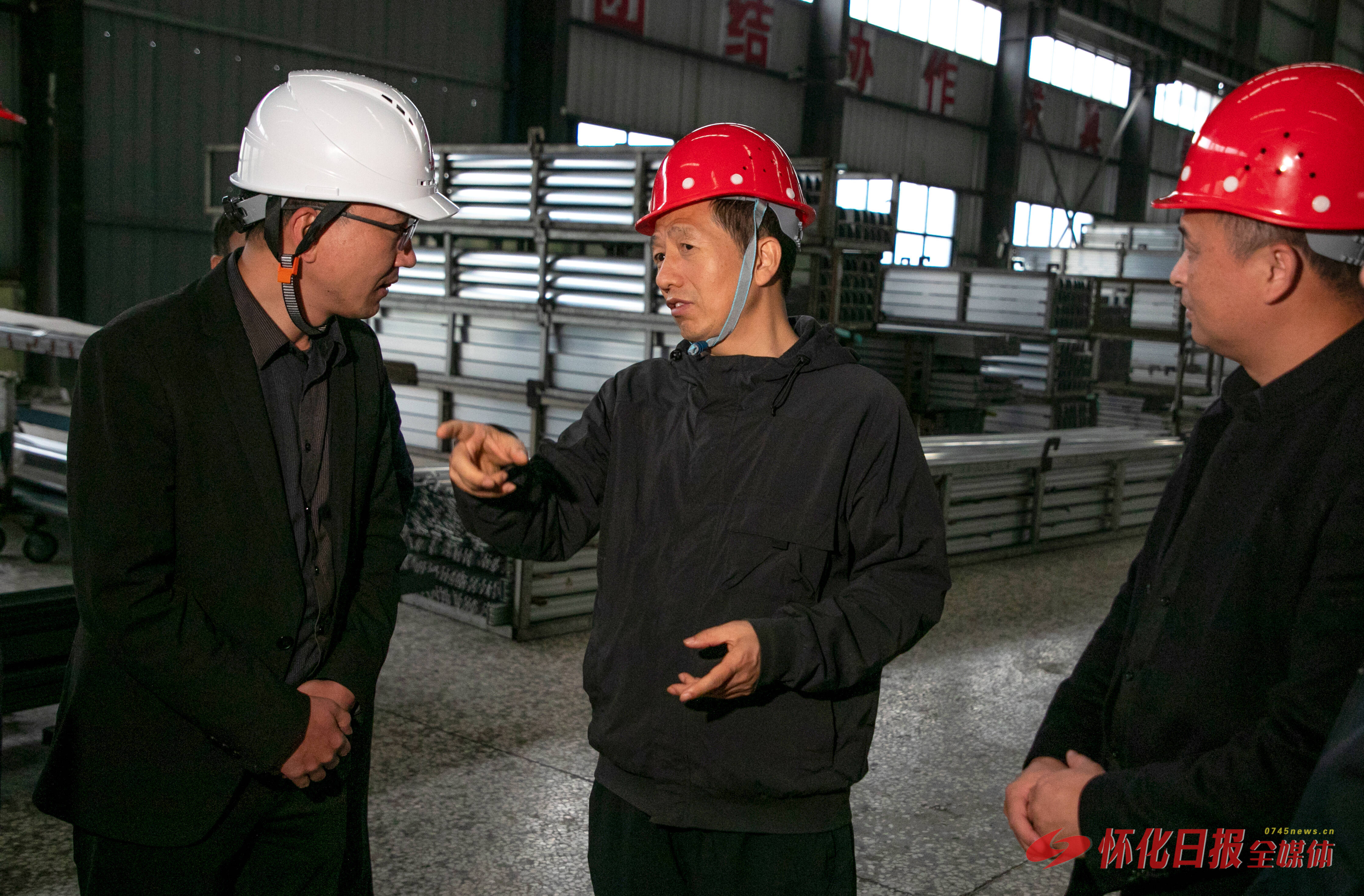 许忠建在鹤城区和怀化高新区检查督导安全生产工作