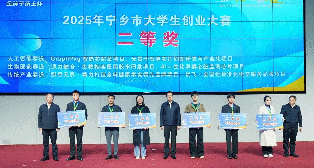 湖南第一师范学院“谢小糖”团队斩获宁乡创业大赛二等奖