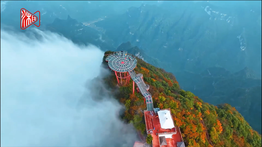 张家界七星山迎秋色巅峰 五彩林海绘就“山河万卷”