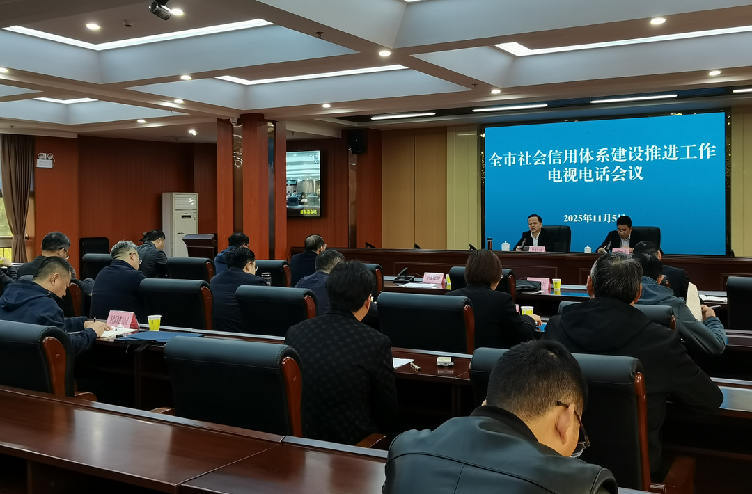 怀化市社会信用体系建设推进电视电话会召开