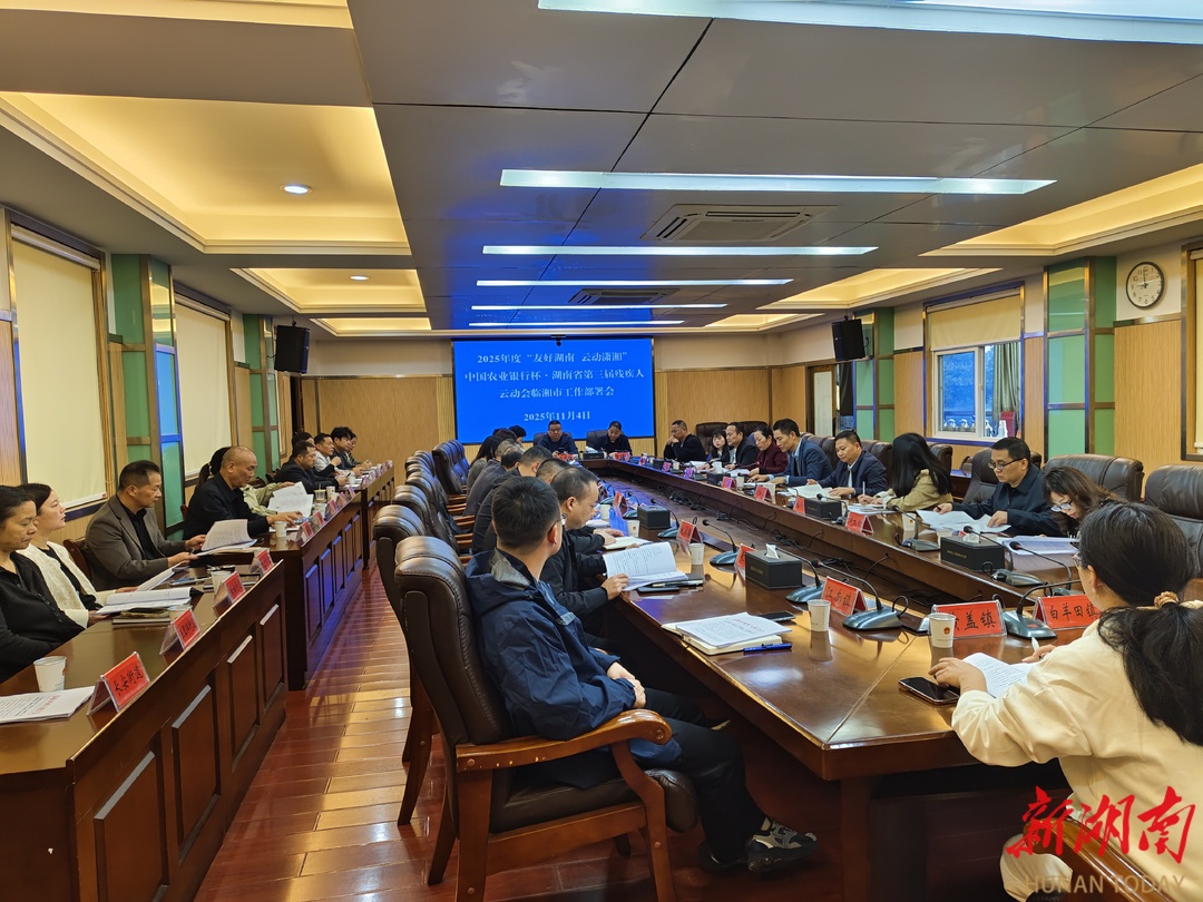 临湘市召开2025年“友好湖南·云动潇湘”湖南省第三届残疾人云动会工作部署会