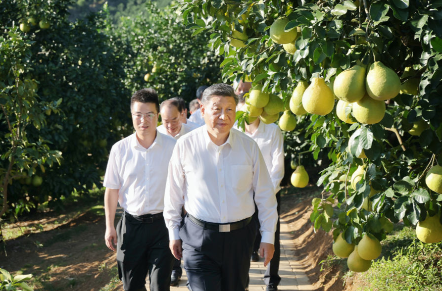 习近平在广东省梅州市考察调研