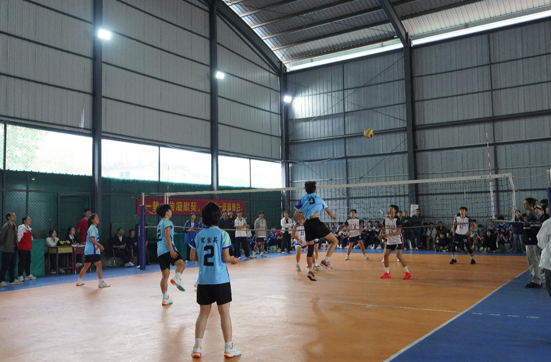 468名学子赛场挥洒青春！衡南县首届“火苗杯”中学生排球赛开幕