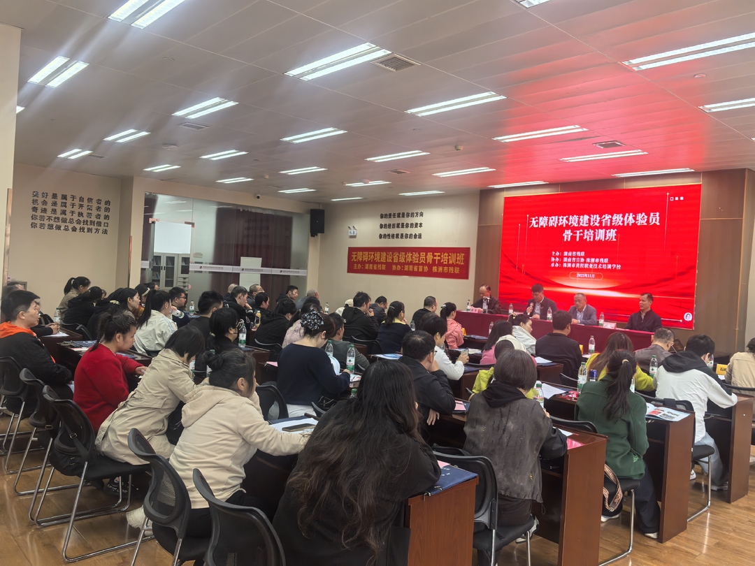 株洲市残联举办2025年无障碍环境体验员培训班