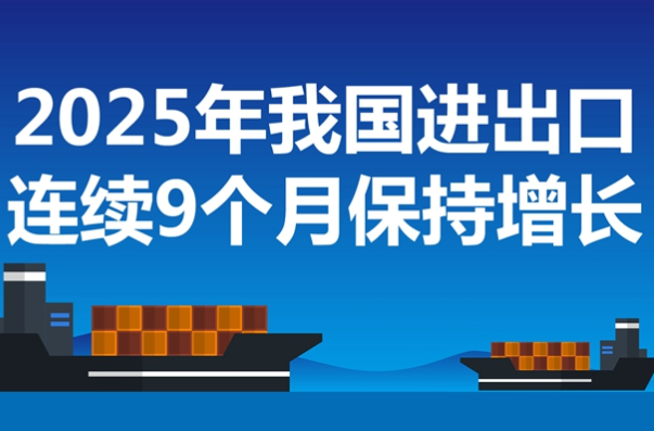 今年我国进出口连续9个月保持增长