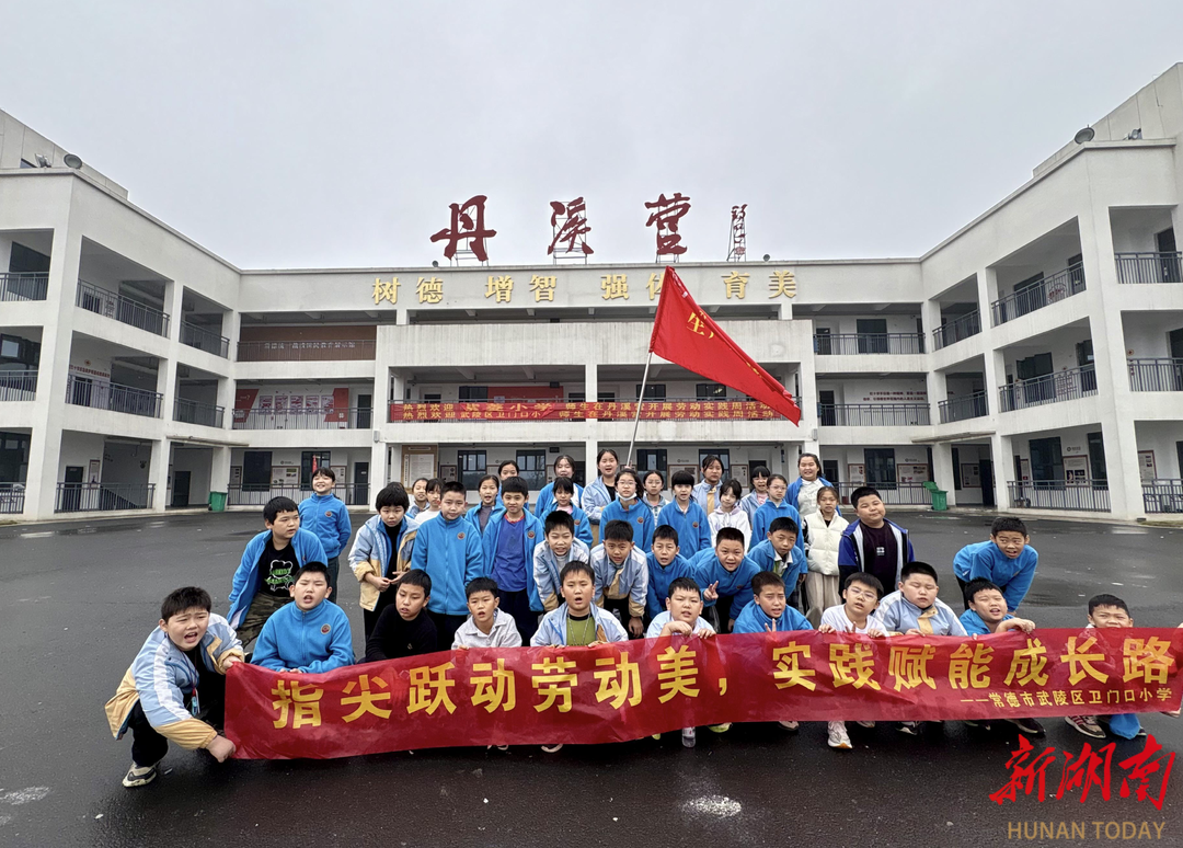 指尖跃动劳动美 实践赋能成长路 武陵区卫门口小学开展秋季校外劳动实践活动 