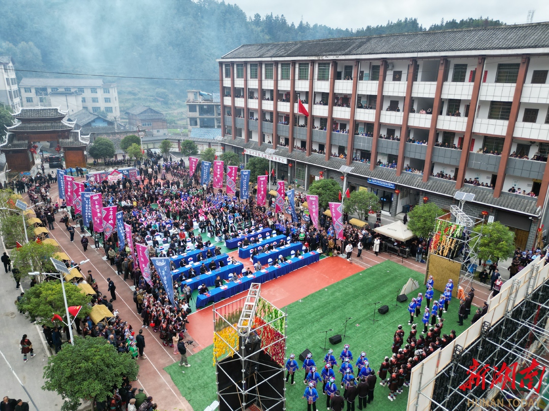 大高坪苗族乡：芦笙吹响幸福曲，盛装舞动新时代